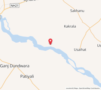 Map of Pansotia, Uttar Pradesh
