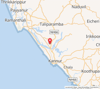 Map of Pappinisseri, Kerala