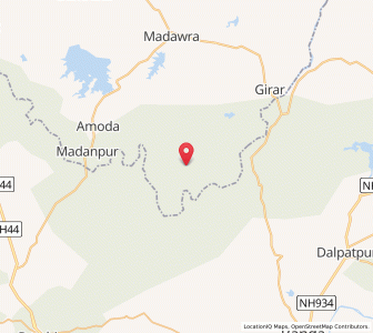 Map of Papro, Uttar Pradesh