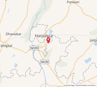 Map of Paputua, Madhya Pradesh