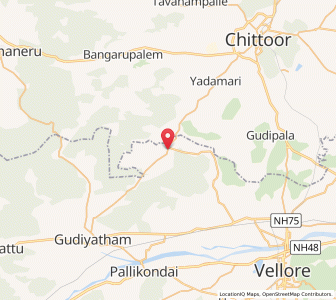 Map of Paradarami, Andhra Pradesh