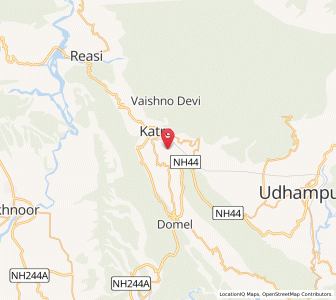 Map of Parah, Kashmir