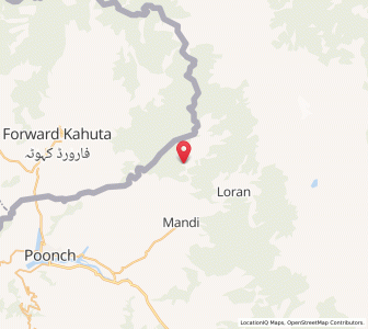 Map of Paralkot, Kashmir