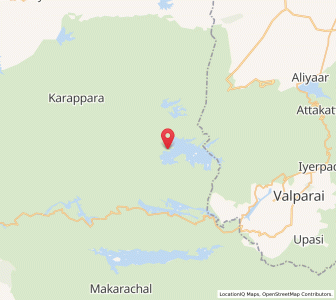 Map of Parambikolam, Kerala