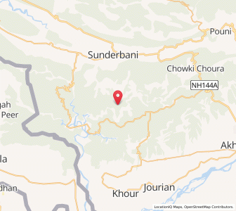 Map of Parar, Kashmir