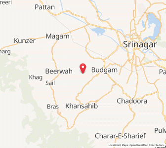 Map of Paras, Kashmir