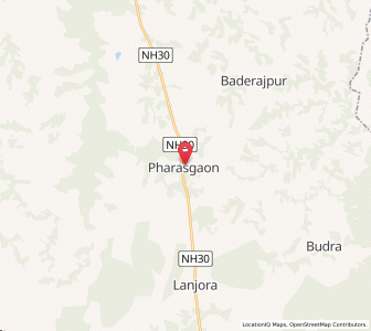 Map of Parasgaon, Chhattisgarh