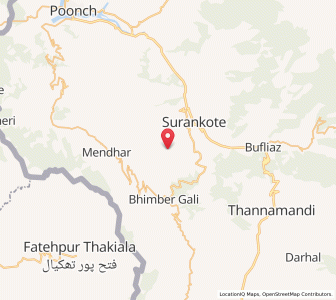 Map of Parat, Kashmir