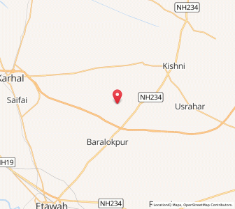 Map of Parauli Ramain, Uttar Pradesh