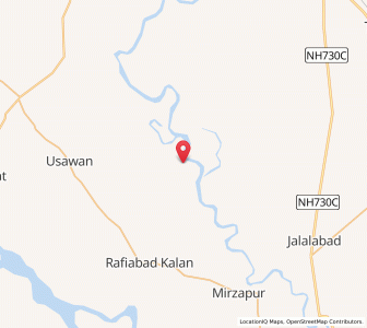 Map of Paraur, Uttar Pradesh