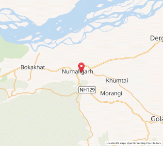 Map of Parghat, Assam