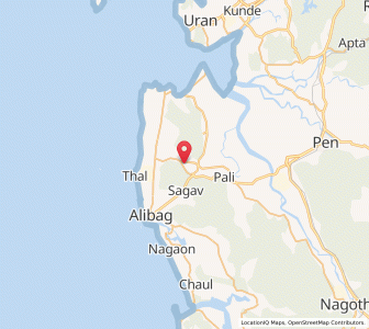 Map of Parhur, Maharashtra