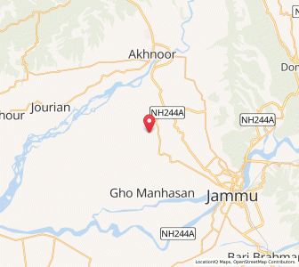 Map of Parial, Kashmir