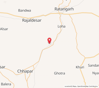 Map of Parihara, Rajasthan