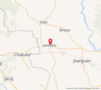 Map of Parihati, West Bengal