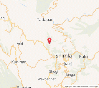 Map of Parkot, Himachal Pradesh