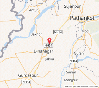 Map of Parmanand, Punjab