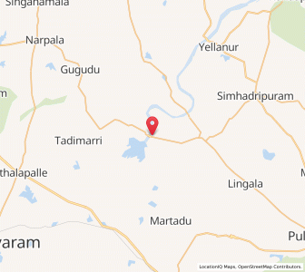 Map of Parnapalle, Andhra Pradesh