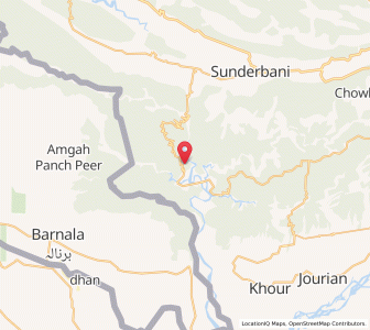 Map of Parnara, Kashmir