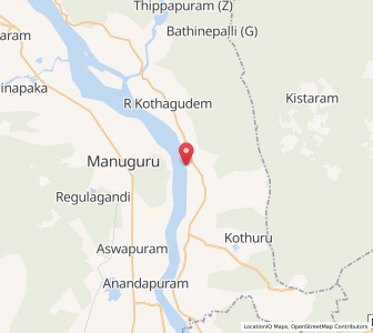 Map of Parnasala, Andhra Pradesh