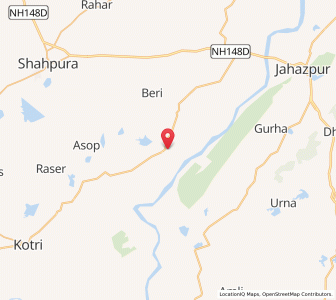 Map of Paroli, Rajasthan