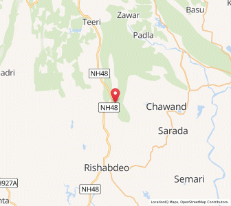 Map of Parsad, Rajasthan