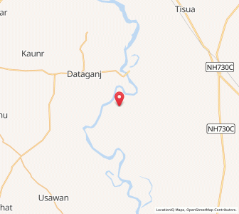 Map of Parsidhpur, Uttar Pradesh