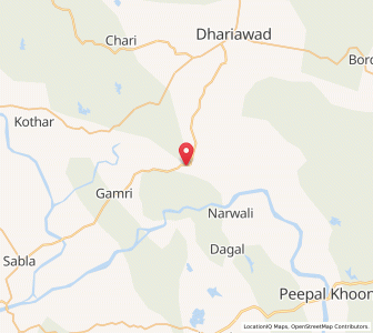 Map of Parsola, Rajasthan
