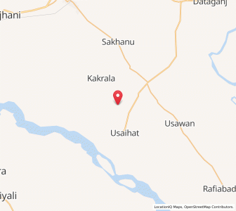 Map of Parvin Nagla, Uttar Pradesh