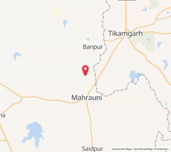 Map of Parwan, Uttar Pradesh