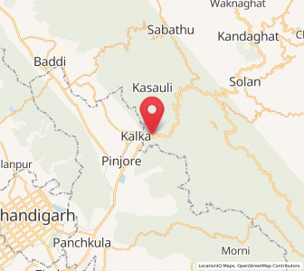 Map of Parwanoo, Himachal Pradesh
