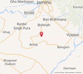 Map of Pasgal, Kashmir