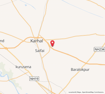Map of Pasupur, Uttar Pradesh