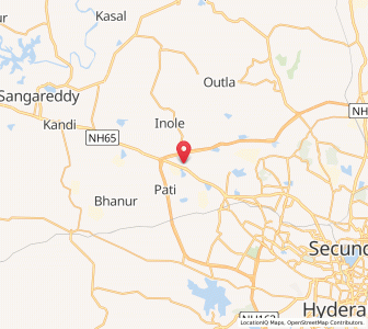 Map of Patancheru, Andhra Pradesh