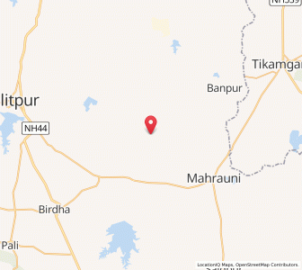 Map of Patara, Uttar Pradesh
