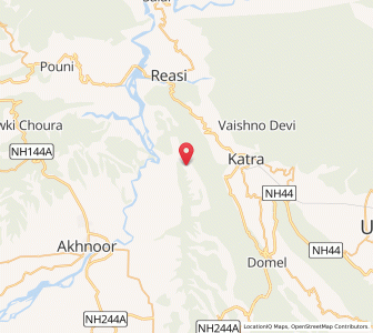 Map of Patel, Kashmir