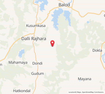 Map of Pateli, Chhattisgarh