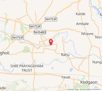 Map of Patethar, Maharashtra