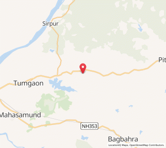 Map of Patewa, Chhattisgarh