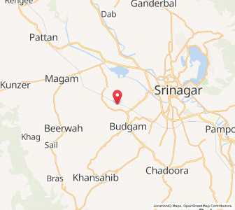 Map of Pathanpura, Kashmir