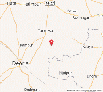 Map of Pathardewa, Uttar Pradesh
