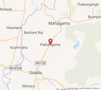Map of Pathargama, Jharkhand