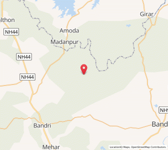 Map of Pathariya Gond, Madhya Pradesh