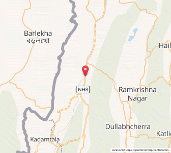 Map of Patharkandi, Assam