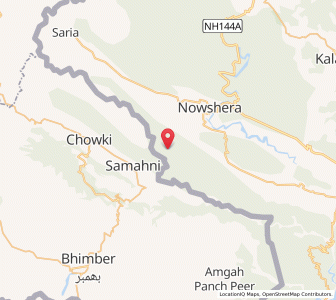 Map of Pathi Nala, Kashmir