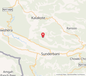 Map of Pathi, Kashmir