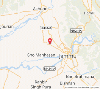 Map of Pathiali Chak, Kashmir
