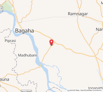 Map of Patilar, Bihar
