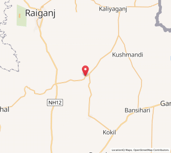 Map of Patiraj, West Bengal