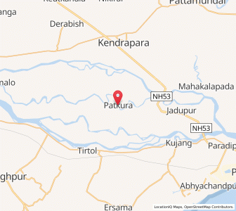 Map of Patkura, Odisha